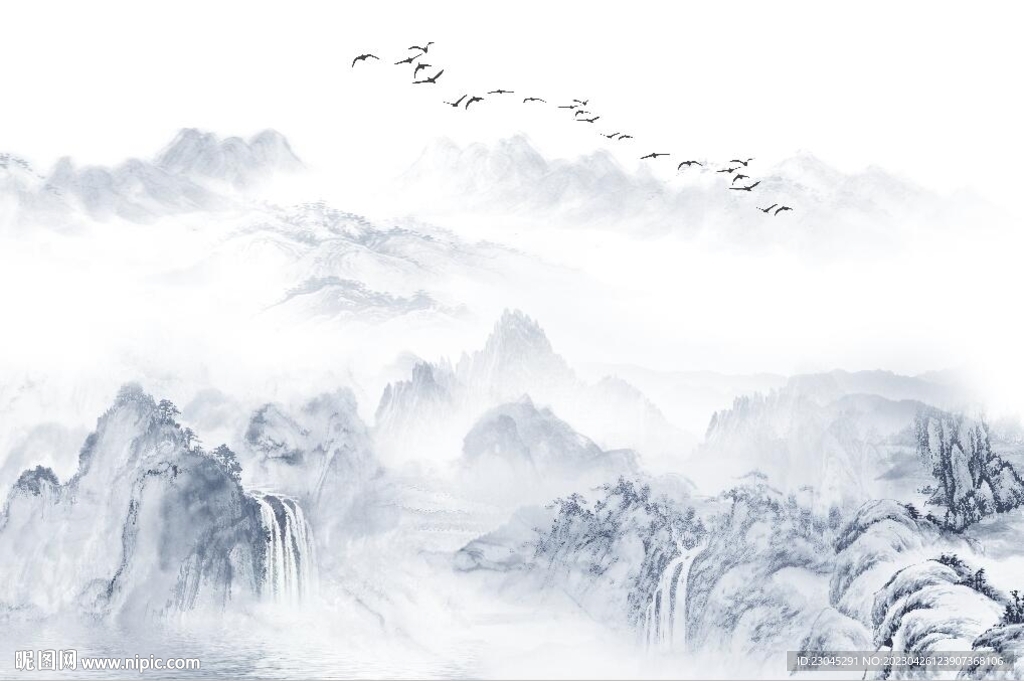 新中式背景墙