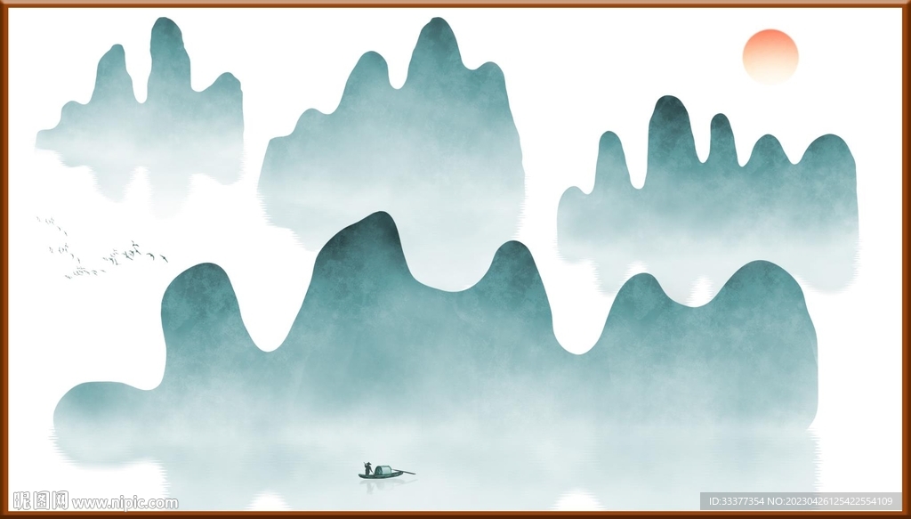 意境山水画