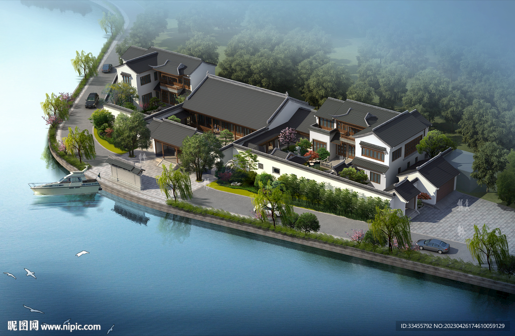 滨水古建群