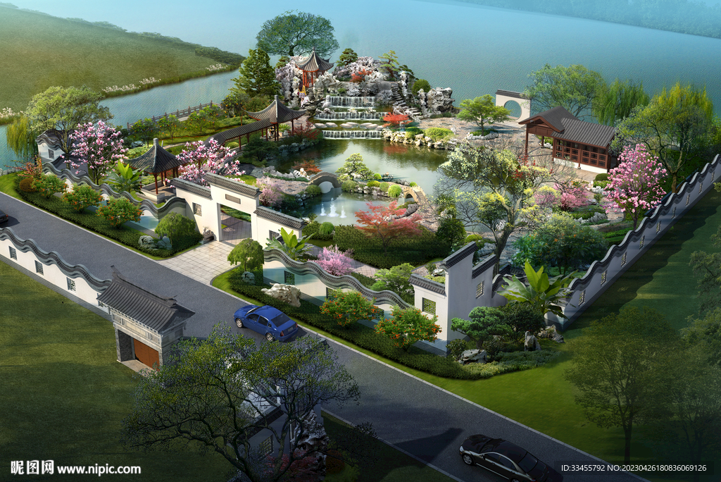 苏式园林古建游园