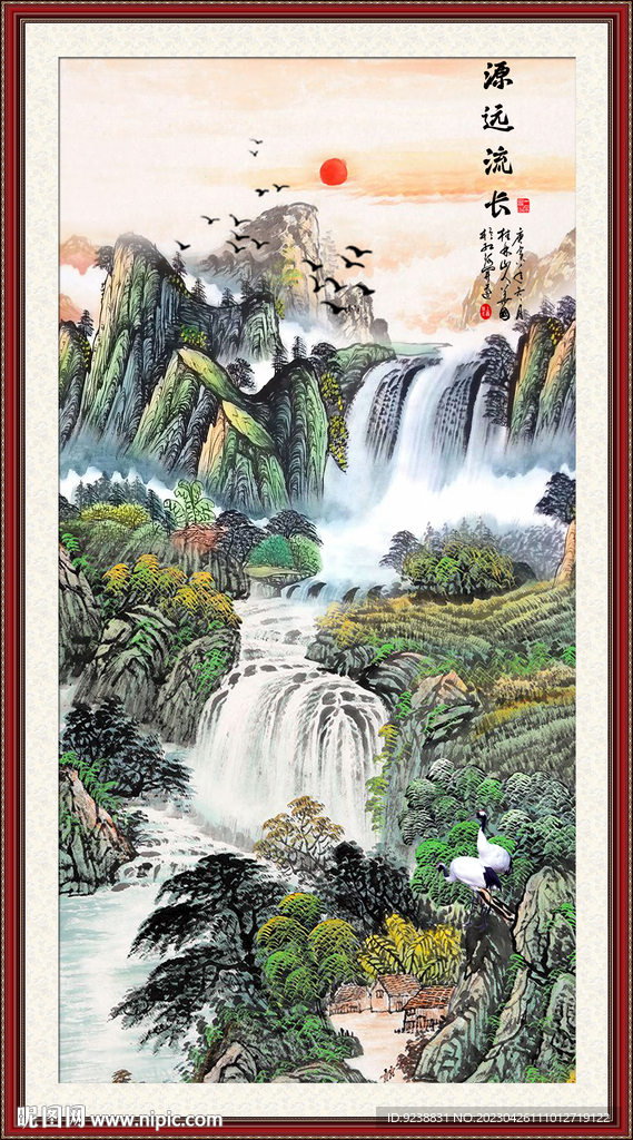 国画山水画
