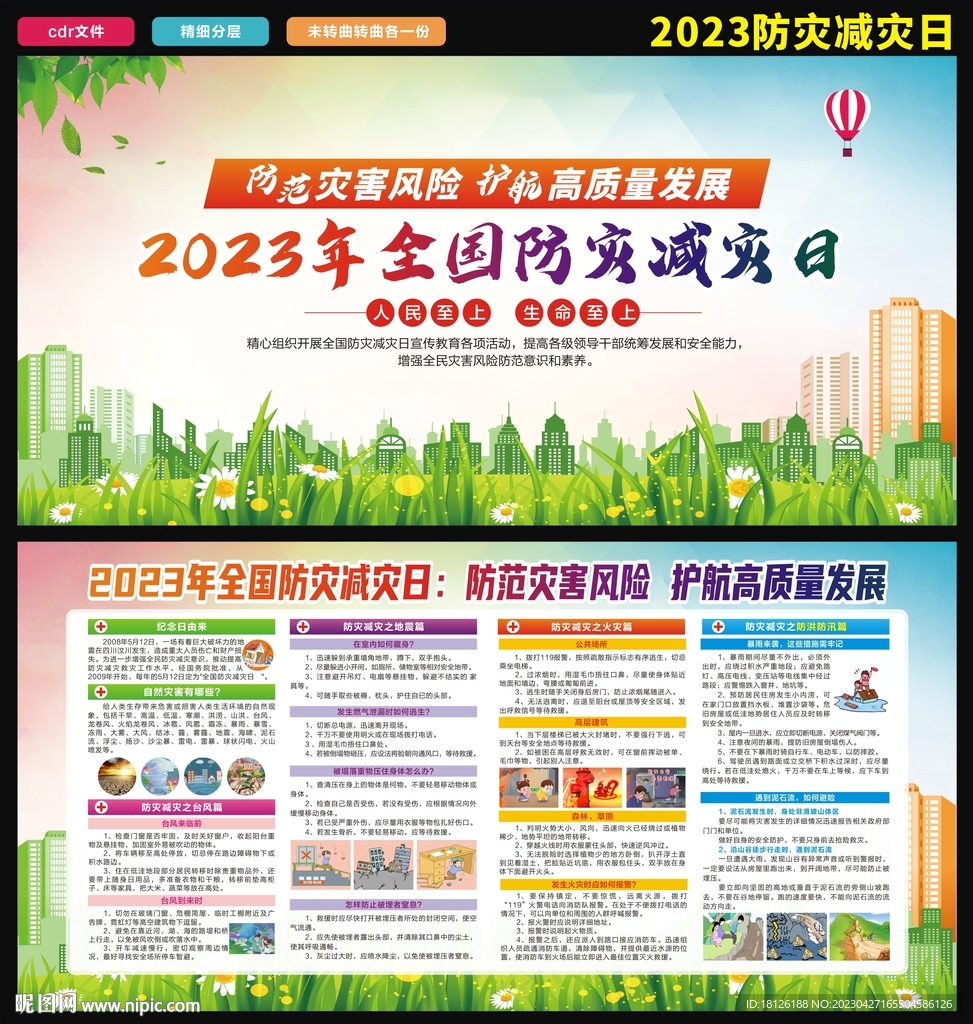 防灾减灾宣传栏
