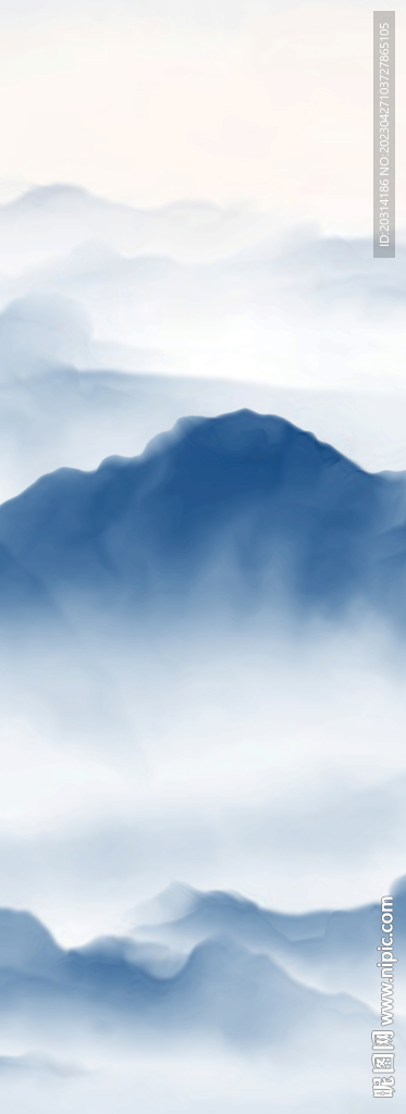 水墨山水风景画