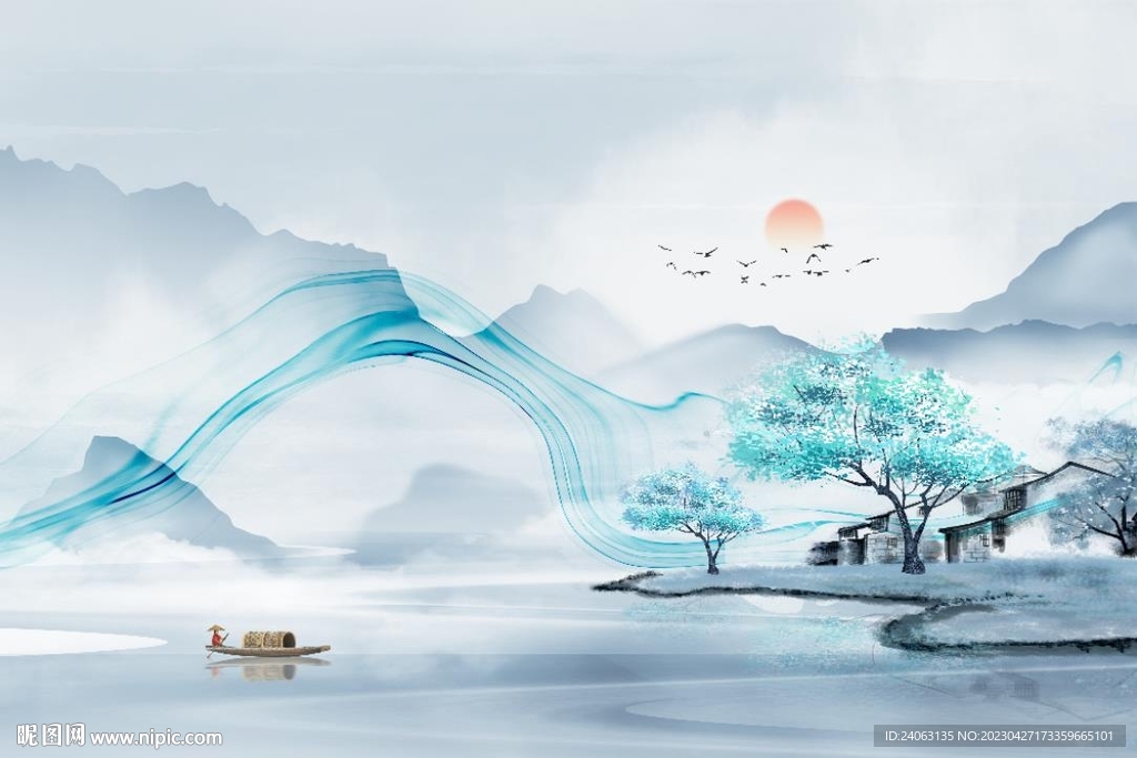 国画山水