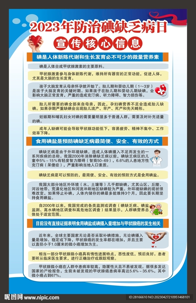 碘缺乏病日海报