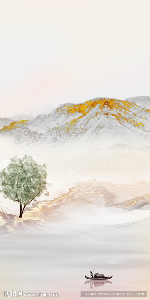 现代 简意新玄关画 TIf分层