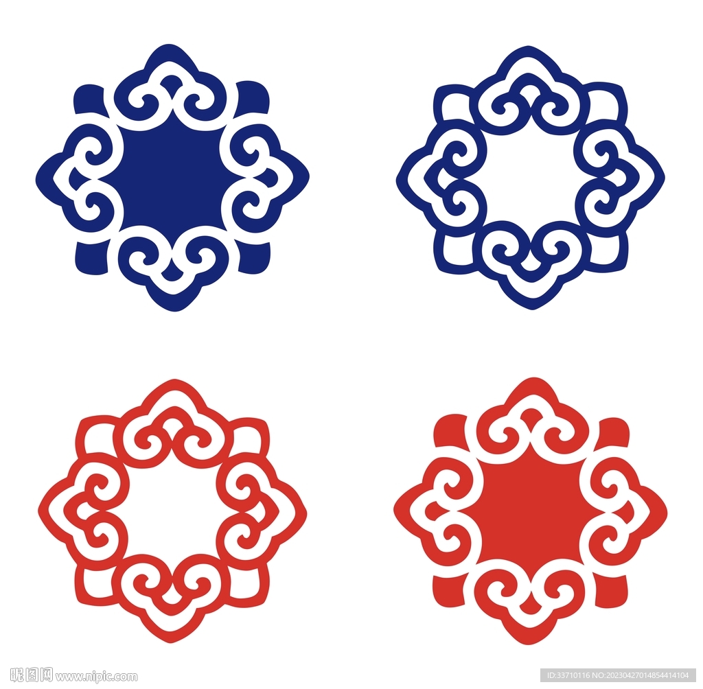 古典花纹