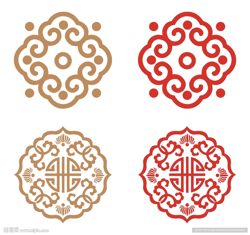 古典花纹