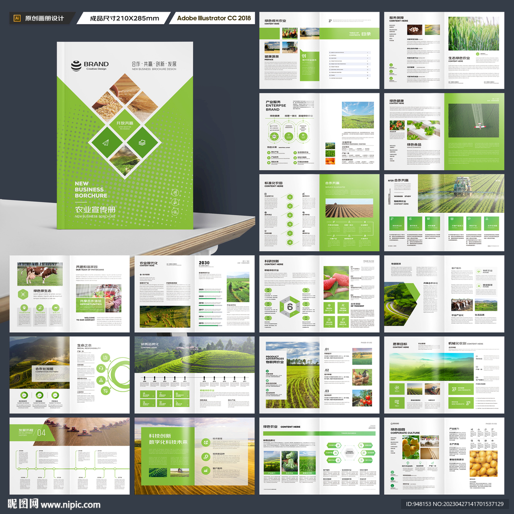 农业合作社画册