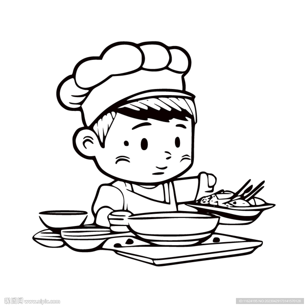 厨师logo设计图__网页小图标_标志图标_设计图库_昵图网nipic.com