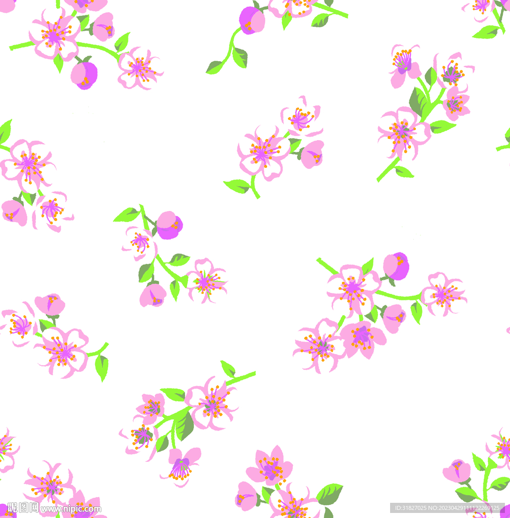 花朵   数码印花     手