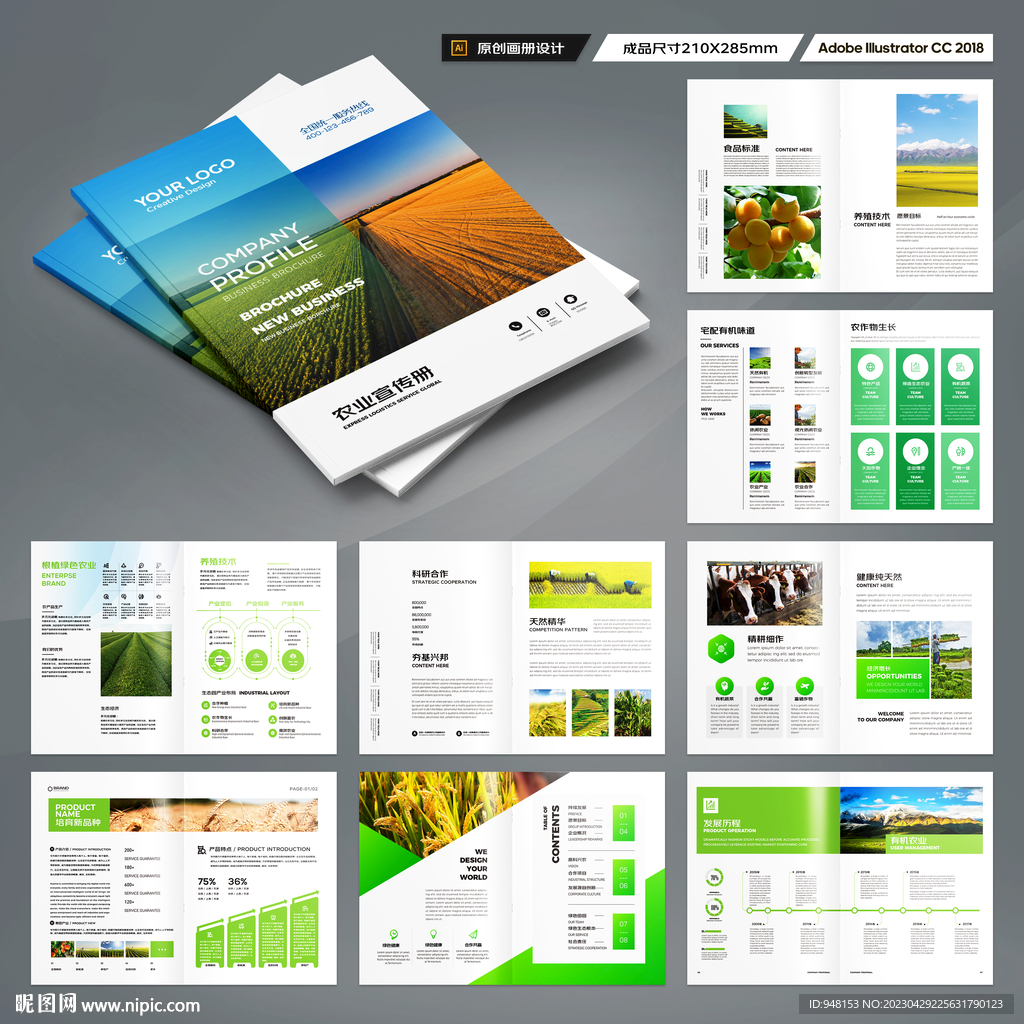 农业合作社画册