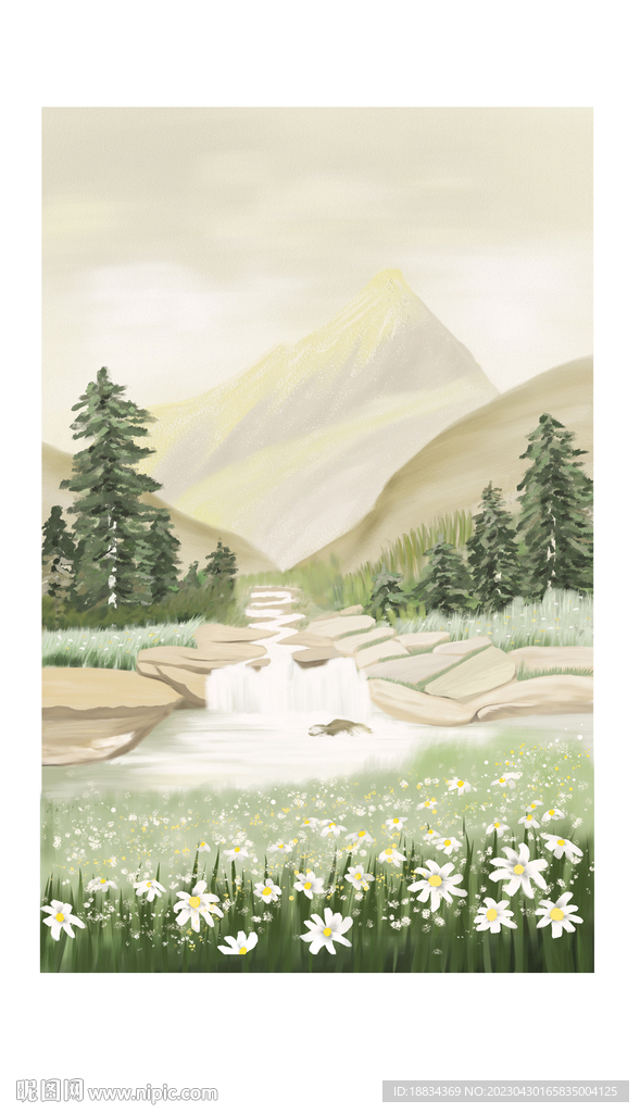 手绘装饰画