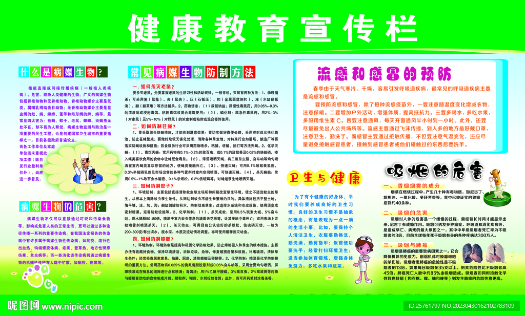 健康教育宣传栏