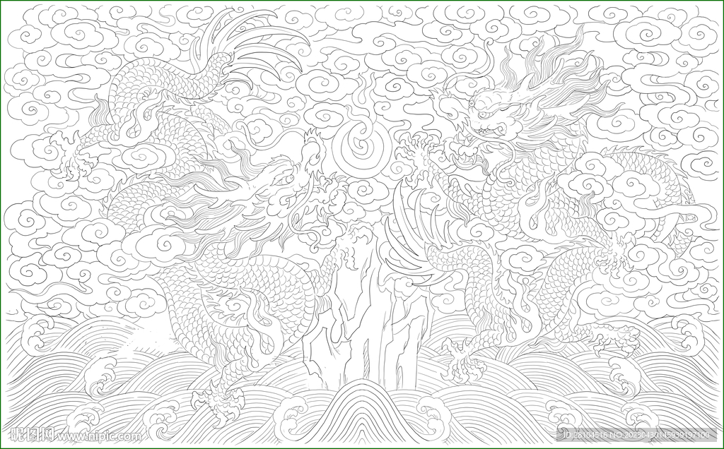 双龙戏珠