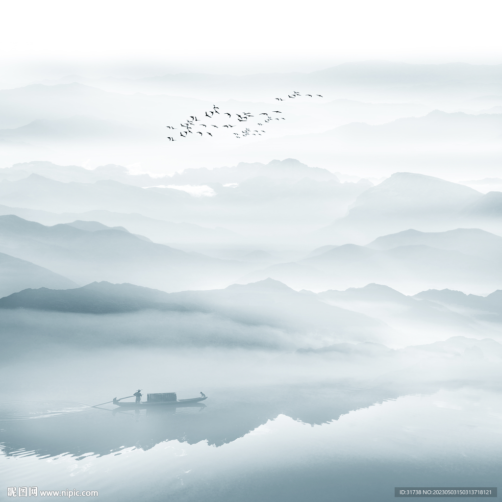 新中式山水画