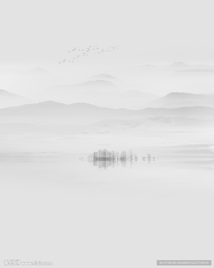 玄关山水画