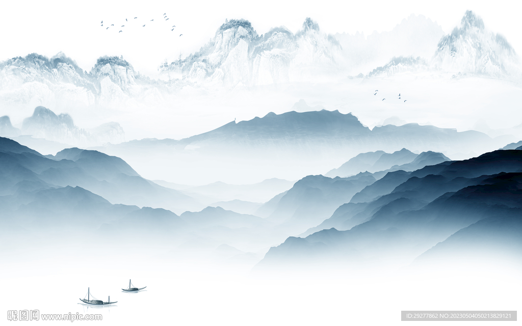 最新 意境高端山水 TiF分层