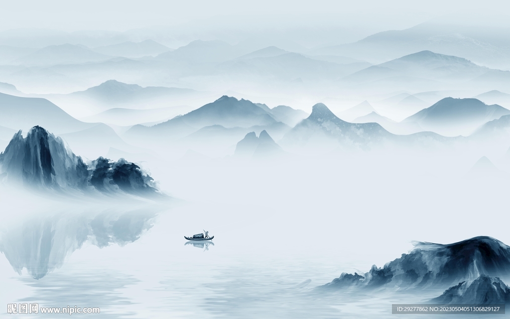 大气 意境高端山水 TiF分层