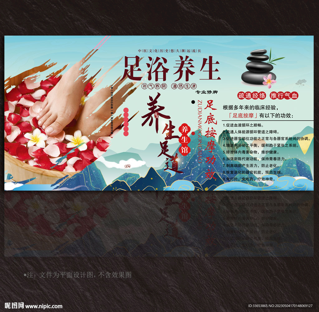 足浴展板