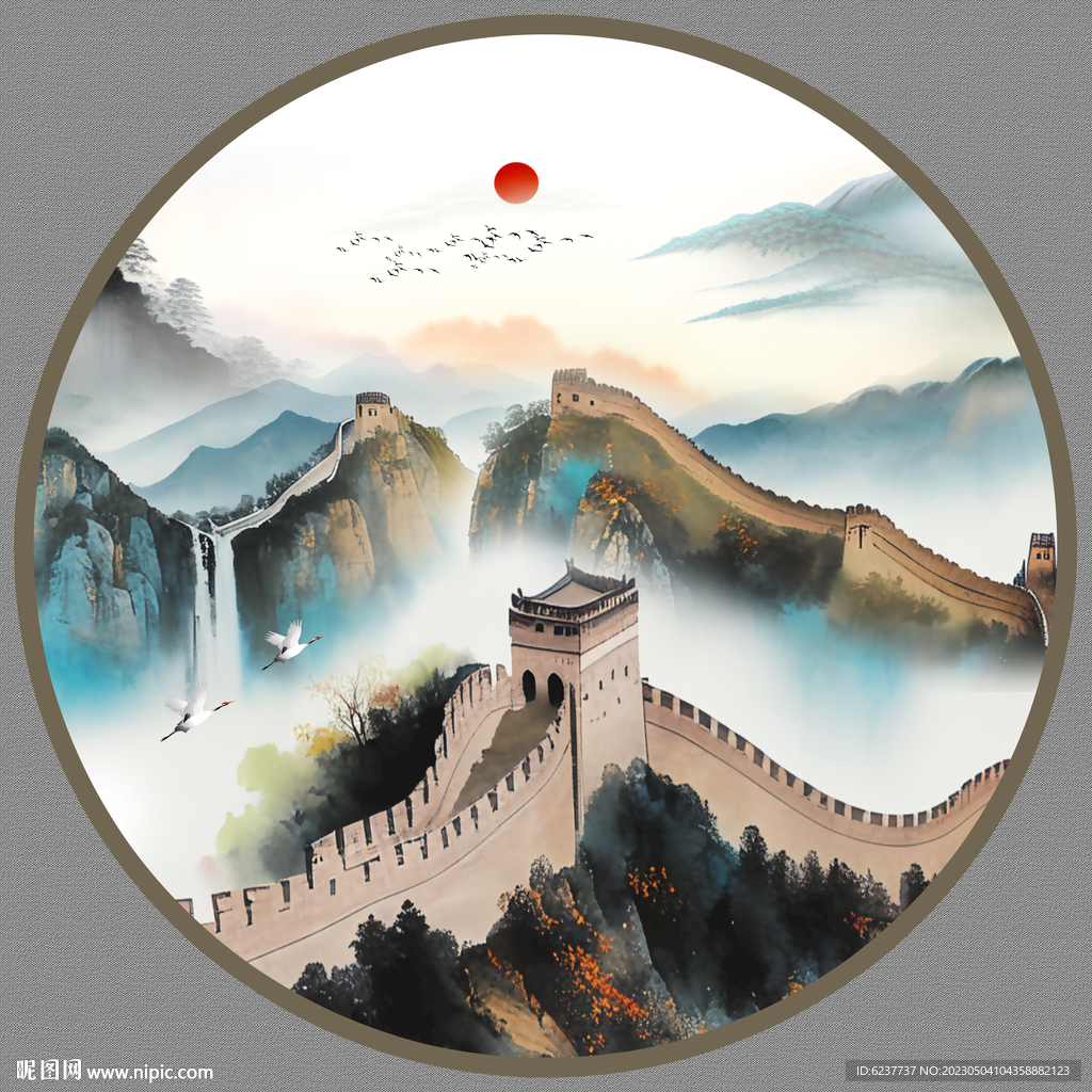 国画长城