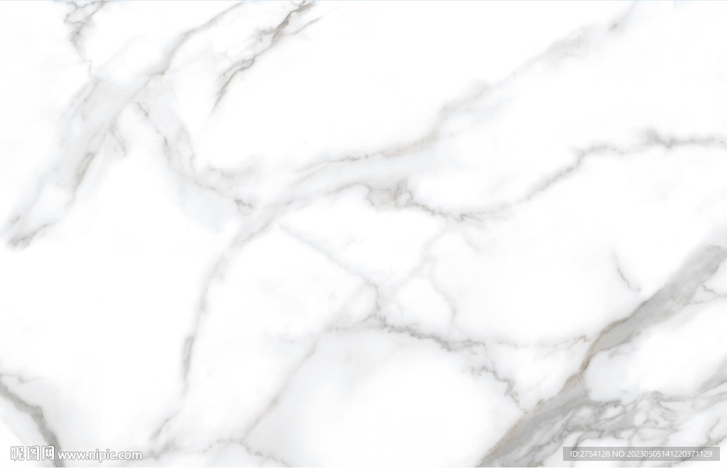 爵士白 灰白根大理石纹理 岩板