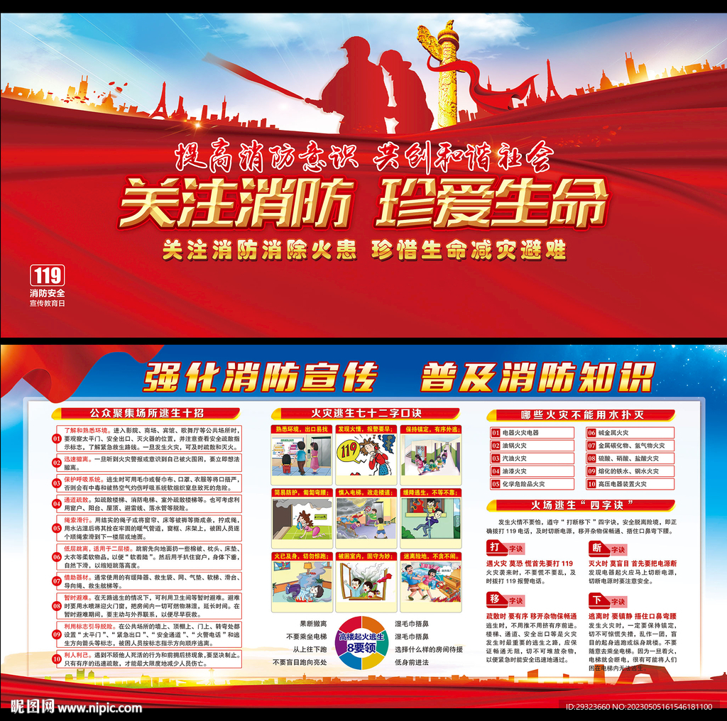 消防展板