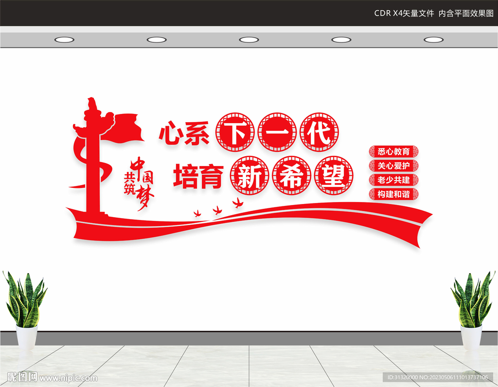 关工委展板