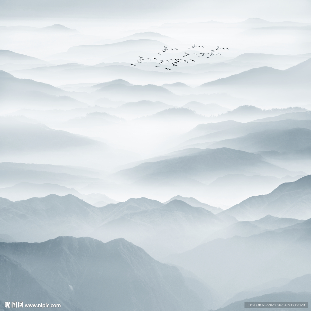 意境山水画