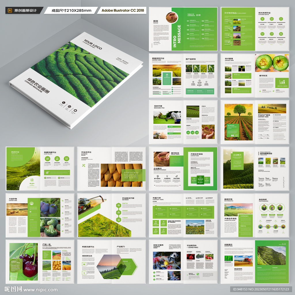 农业合作社画册