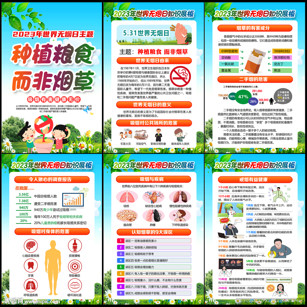 禁烟控烟宣传栏