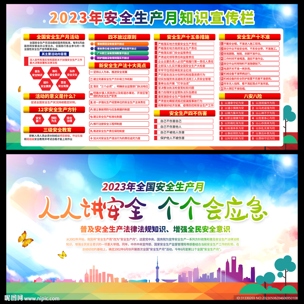安全生产月宣传栏