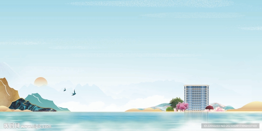 地产广告背景