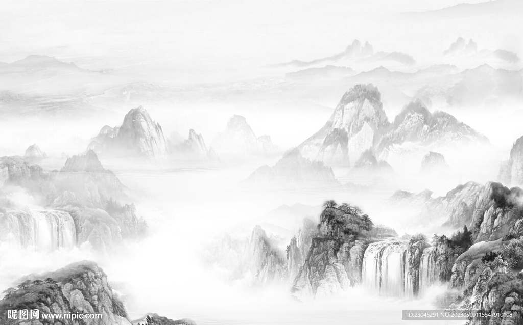 新中式背景墙