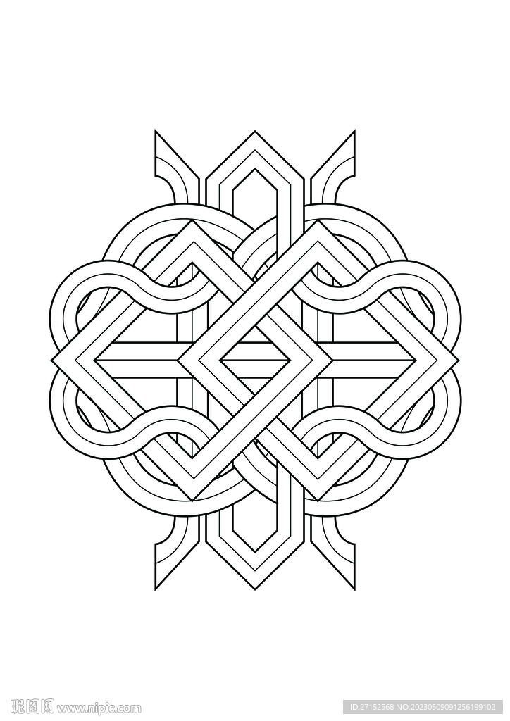 蒙古元素图案
