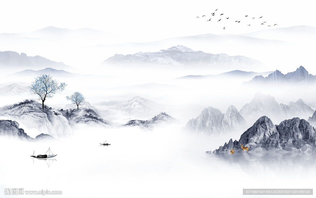 高端 人气最新山水 TIf分层