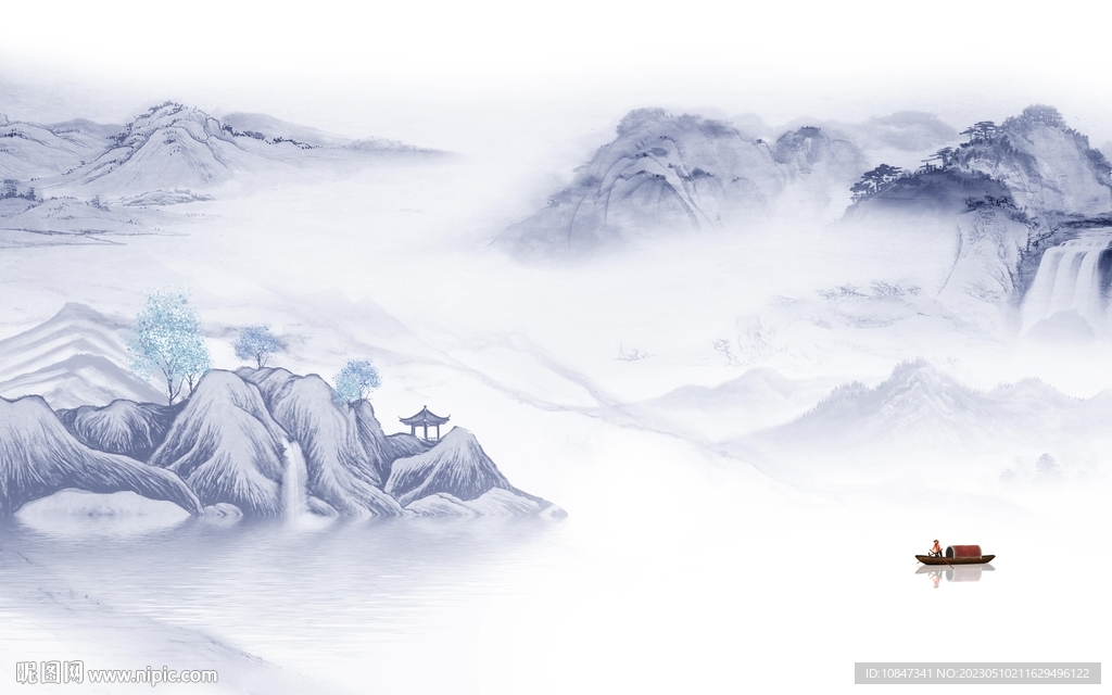 高档 人气最新山水 TIf分层