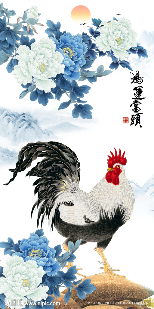 金鸡报晓