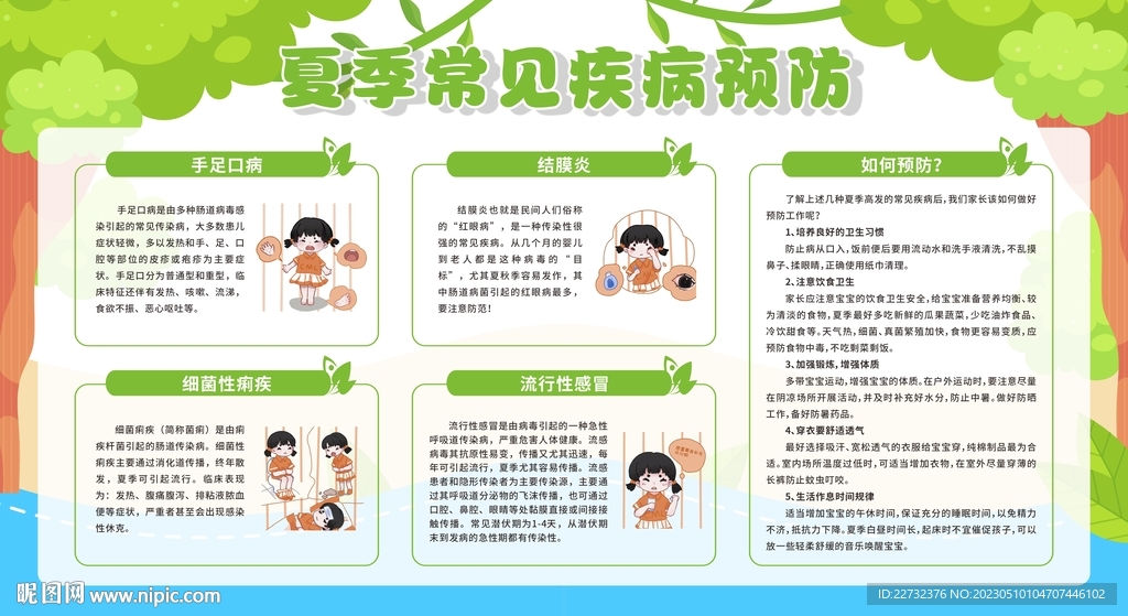 夏季常见疾病预防