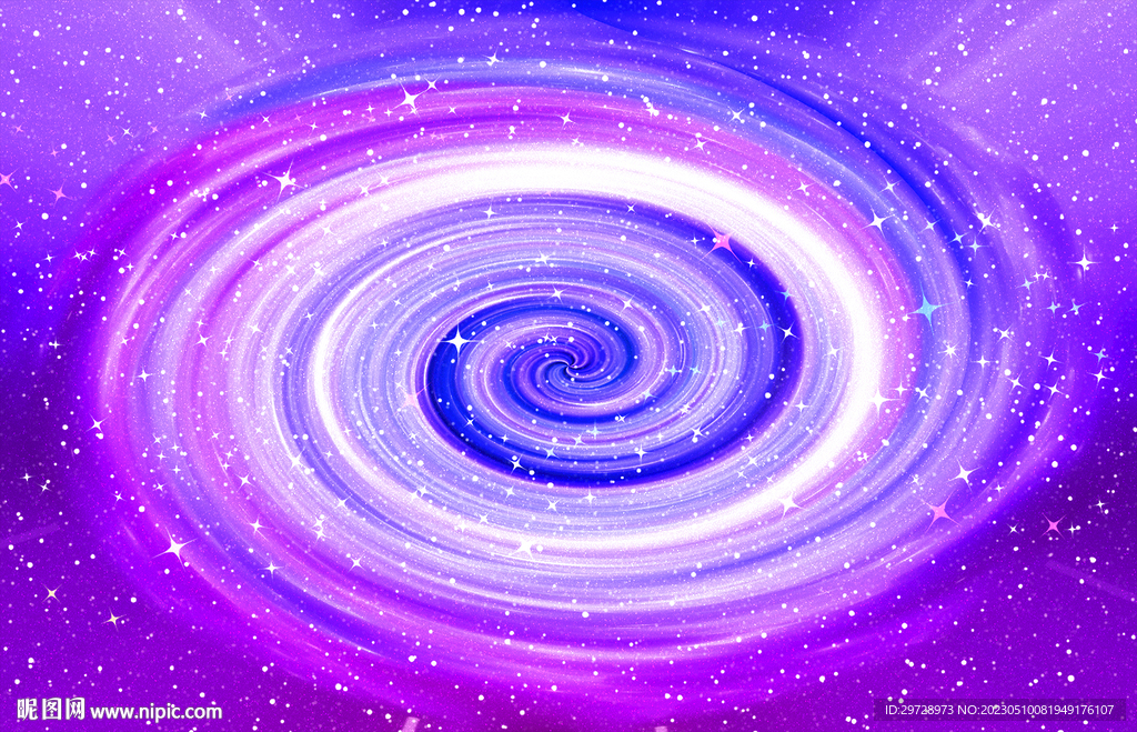 唯美旋涡星空