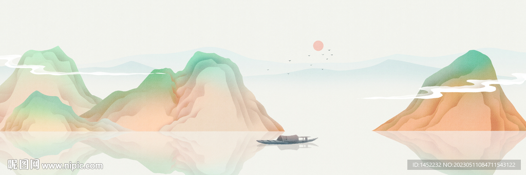 山水风景画