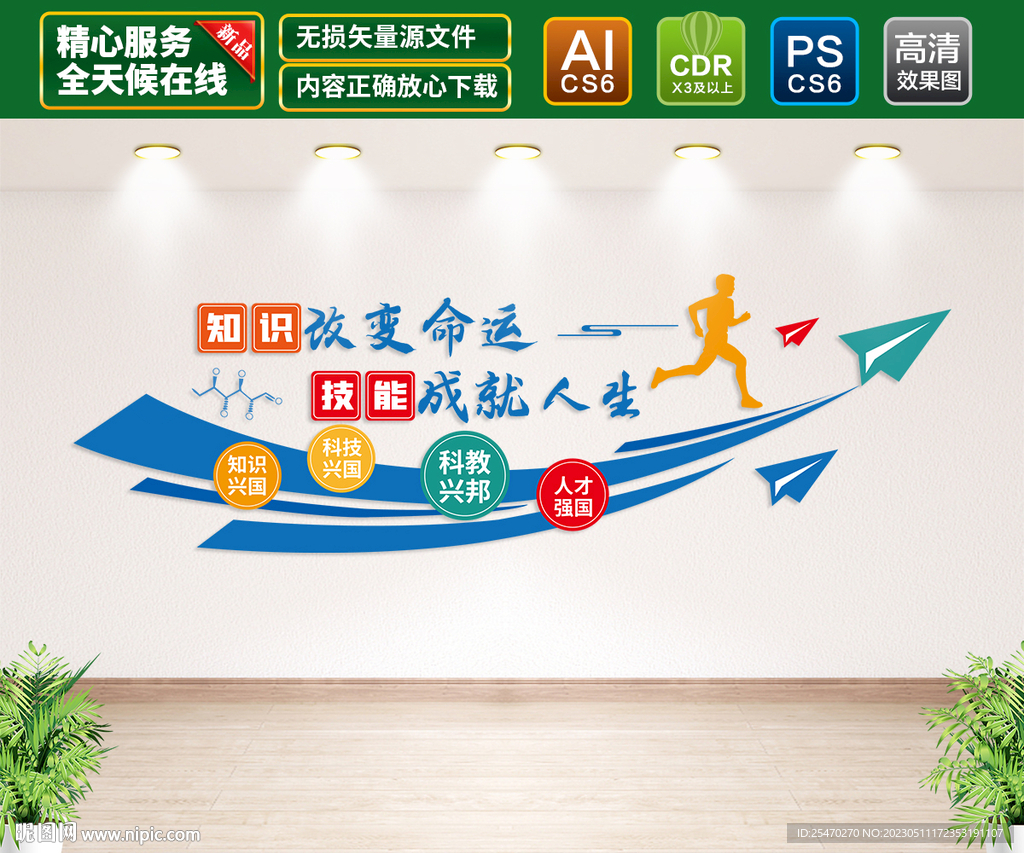 职业教育文化墙