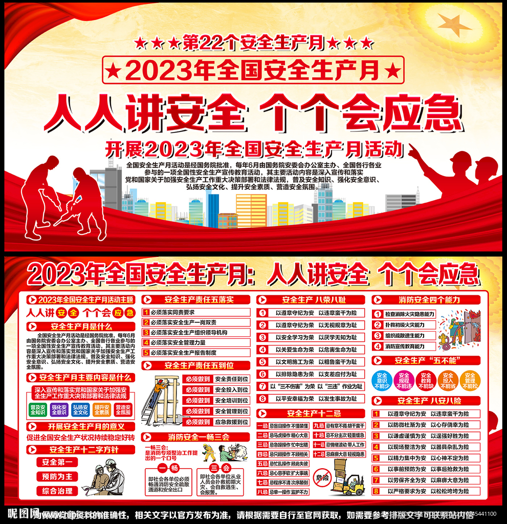 安全生产月展板