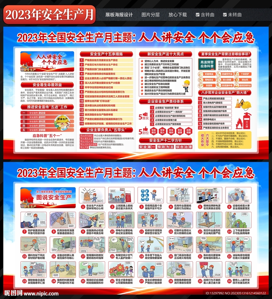 2023年安全生产月宣传栏