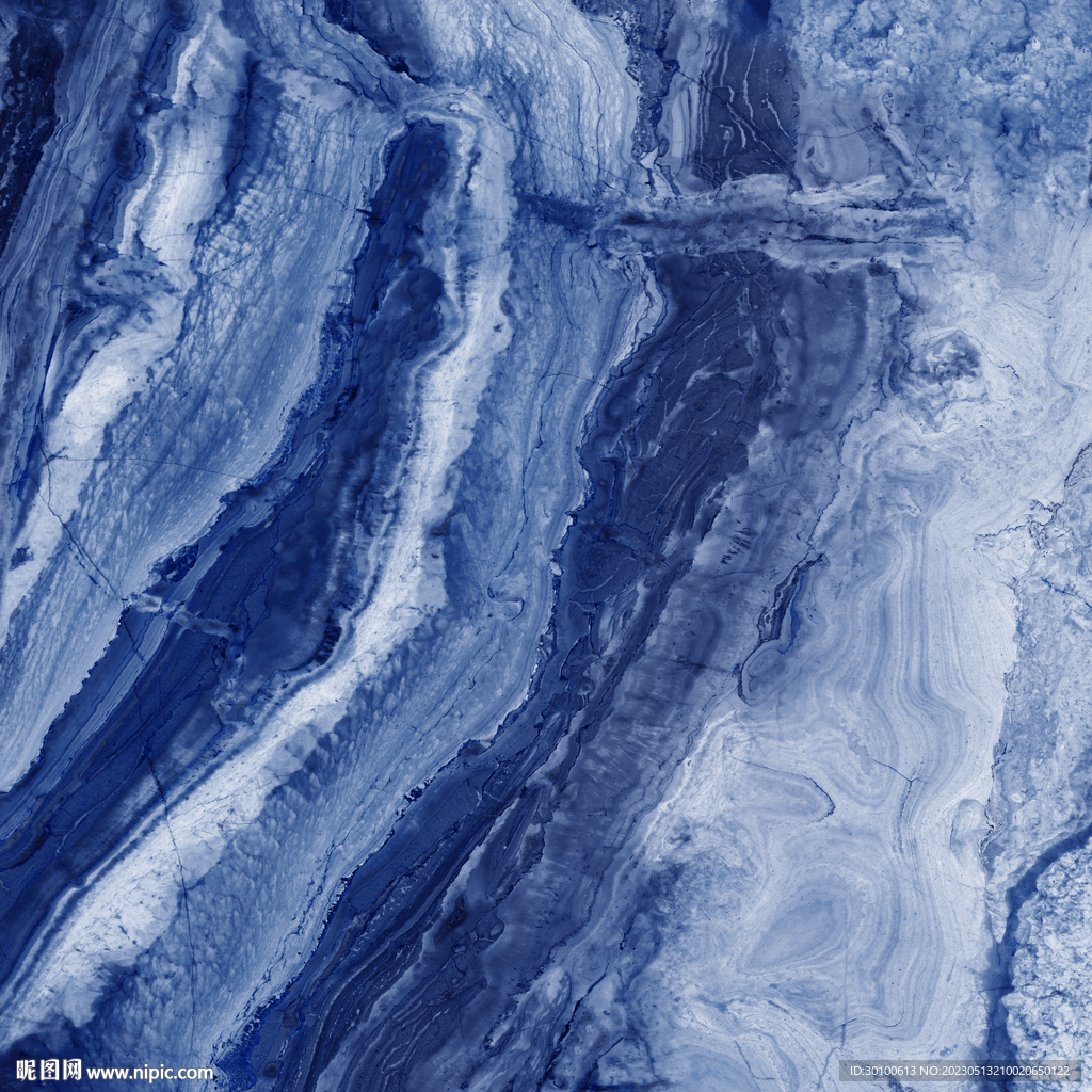 蓝色 奢华纹理石纹 Tif合层