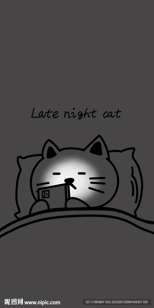 熬夜猫咪