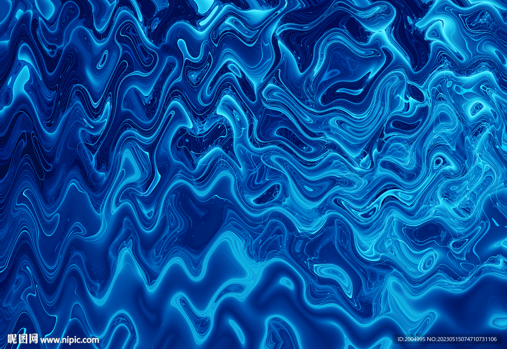抽象蓝色水波纹背景