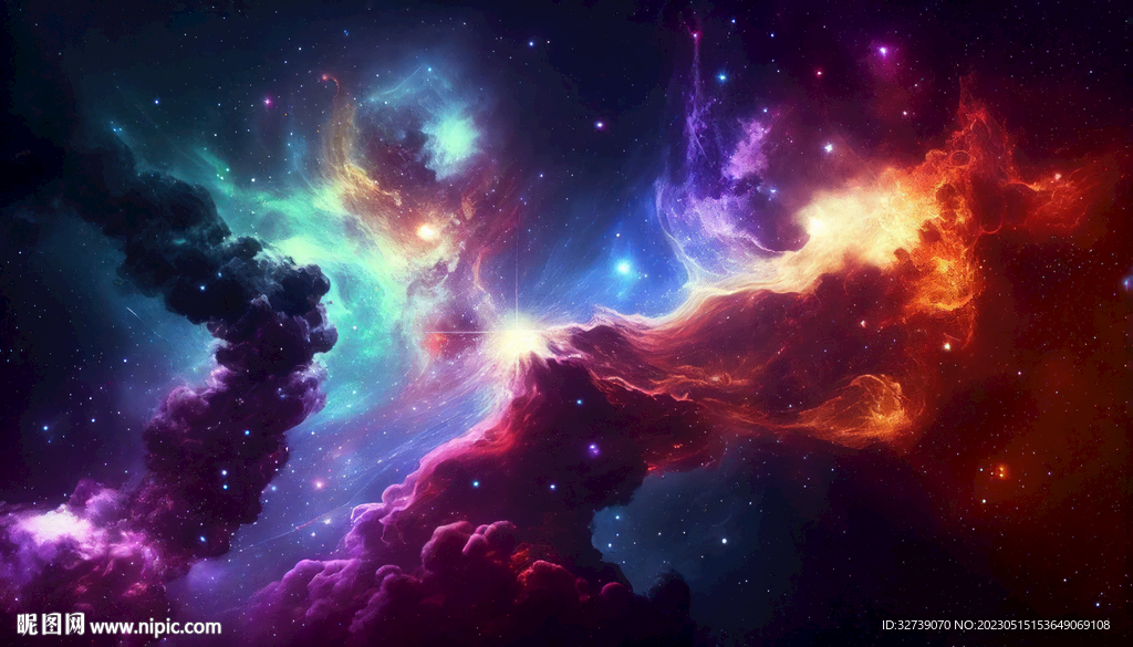 抽象背景 星空