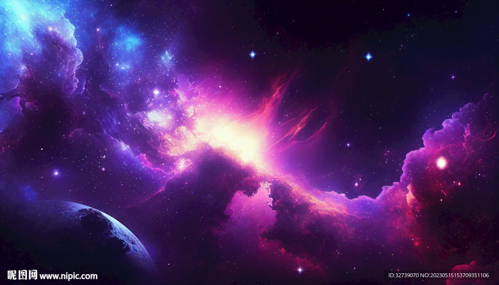 抽象背景 星空