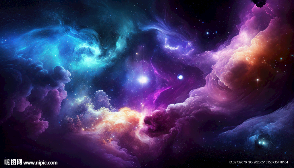 抽象背景 星空